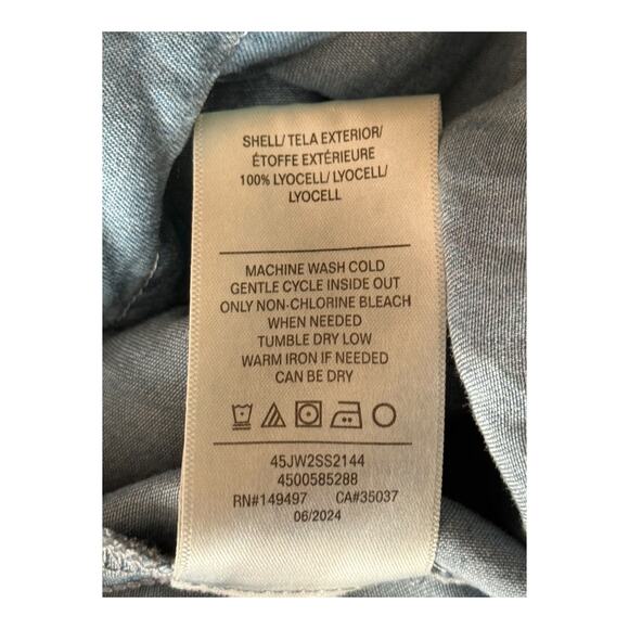 Joe's Jeans Flutter sleeve top light blue size X-Small XS - Picture 7 of 7